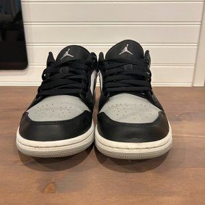 Nike Jordan 1 Low Shadow Toe Gray/Black Size Mens 8.5
